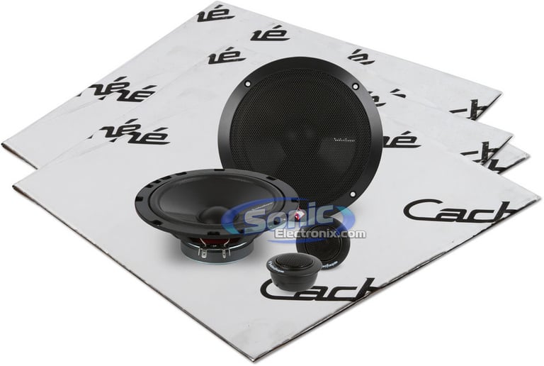 Rockford Fosgate PRIME R1652-S w/ Sound Dampening Image 1