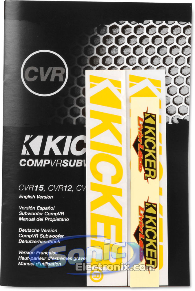 1000W Kicker + Crossfire Complete Bass Package Image 13
