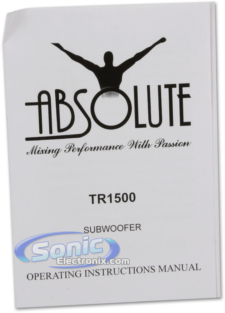 3000W Absolute + Visonik Complete Bass Package Image 12