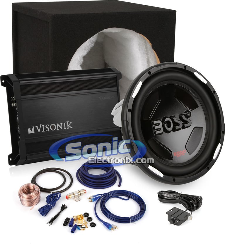 2500W Boss + Visonik Complete Bass Package Image 1