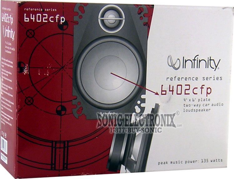 Infinity Reference 6402cfp 4" x 6" Plate Speakers Image 4