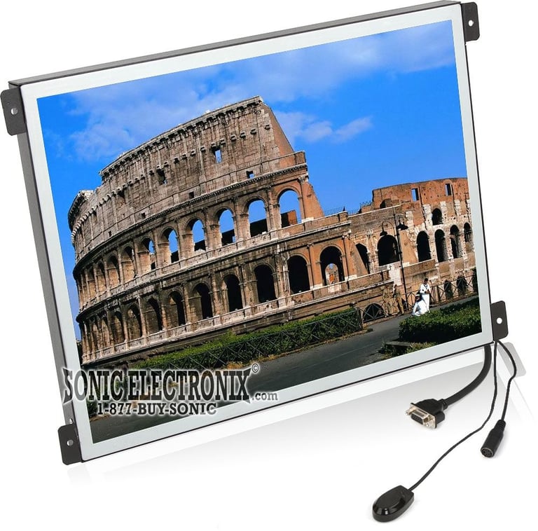 RP1516H (SILVER TRIM) -- Concept 15" Raw TFT-LCD Screen Monitor for Custom Installs Image 2