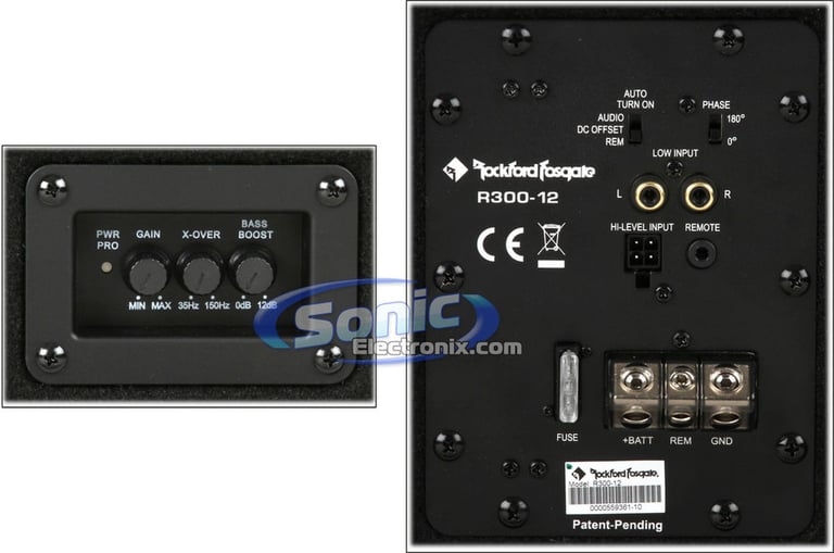 600W Rockford Fosgate + Sound Dampening Material Bass Bundle Image 6