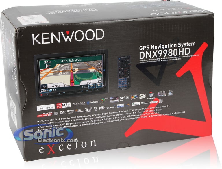 Kenwood eXcelon DNX9980HD Factory Refurbished Image 17