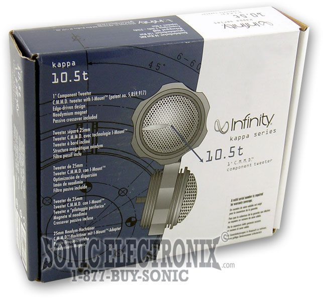 Infinity Kappa Series 10.5T 1"  Tweeters Image 2