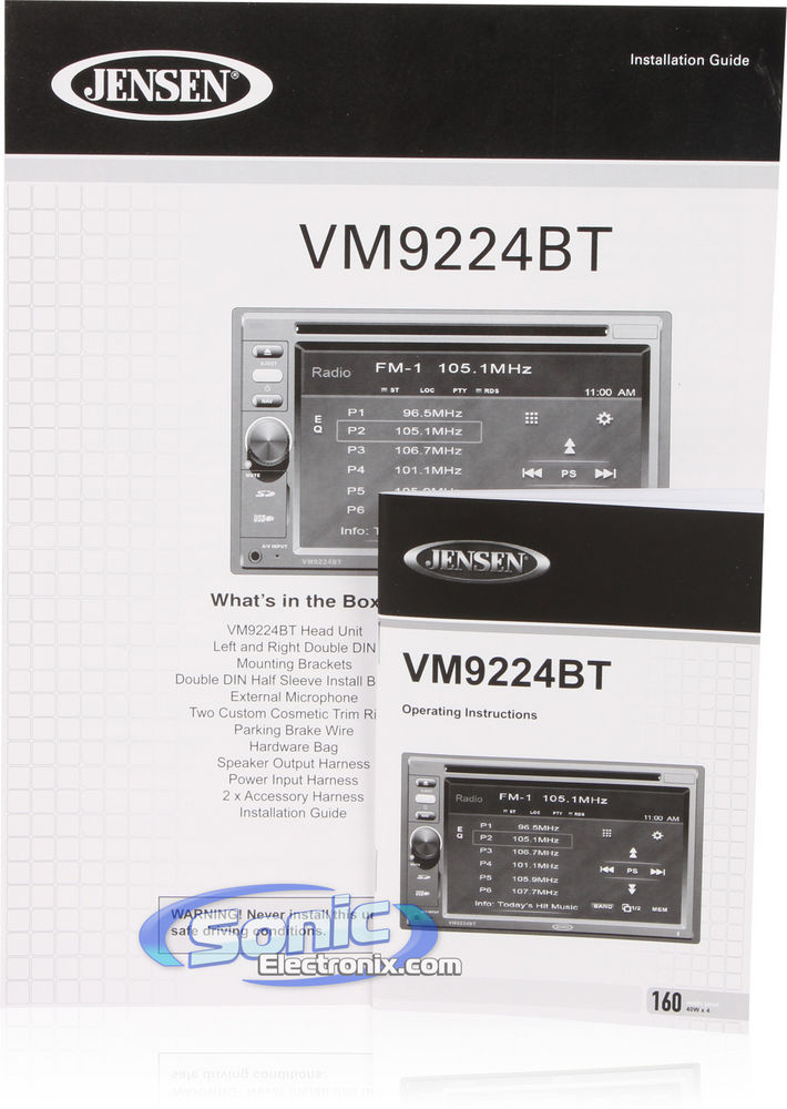 Jensen VM9224BT Image 15