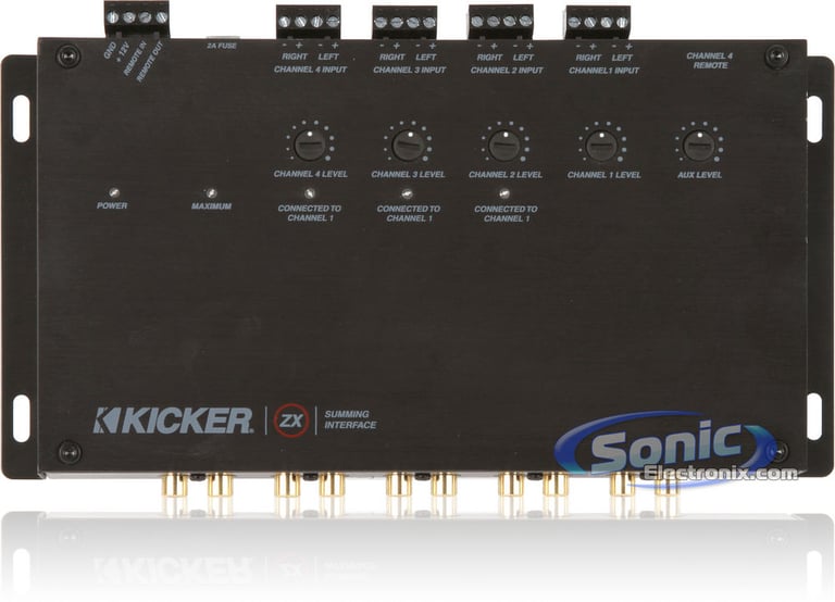 Kicker Loaded Enclosure + RE Audio & Pioneer Amp and Speaker Combo Image 14