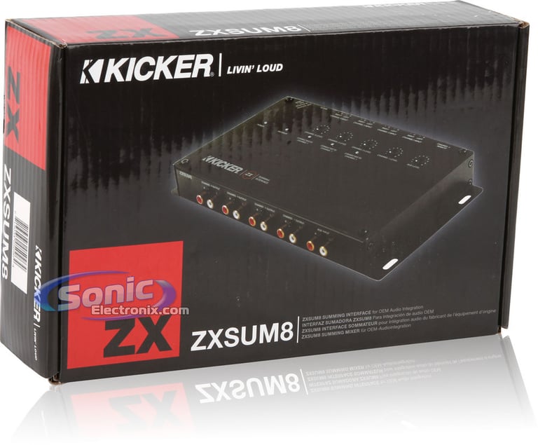 Kicker Loaded Enclosure + RE Audio & Pioneer Amp and Speaker Combo Image 21