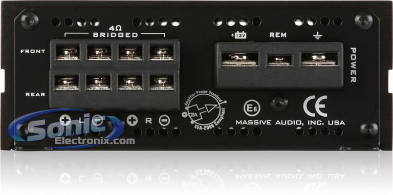 Kicker Loaded Enclosure + Massive Audio Amp & Speaker Combo Image 5