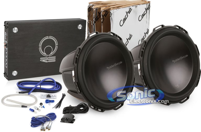 1600W Rockford Fosgate + RE Audio Bass Bundle Image 1