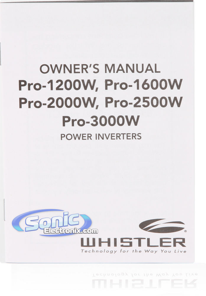 Whistler PRO-2000W Open Box Image 4
