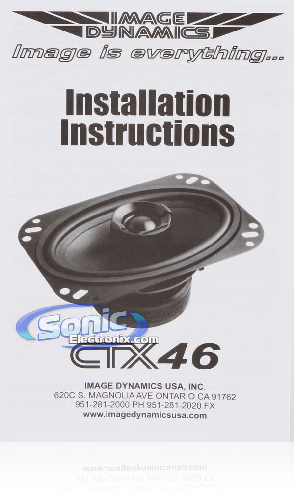 Image Dynamics CTX-46 Open Box Complete Image 11
