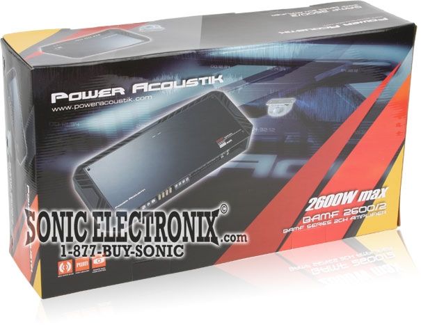 Power Acoustik BAMF-2600/2 (BAMF2600/2) R/B Image 4