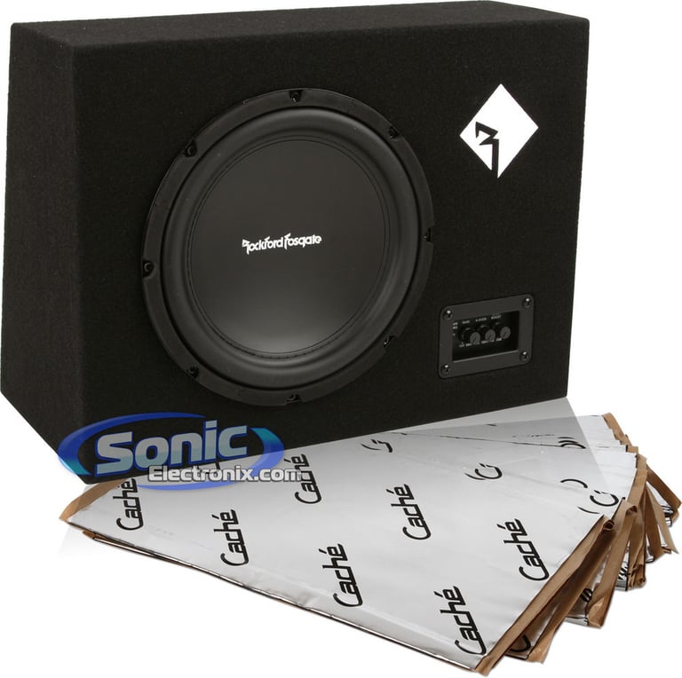 600W Rockford Fosgate + Sound Dampening Material Bass Bundle Image 1
