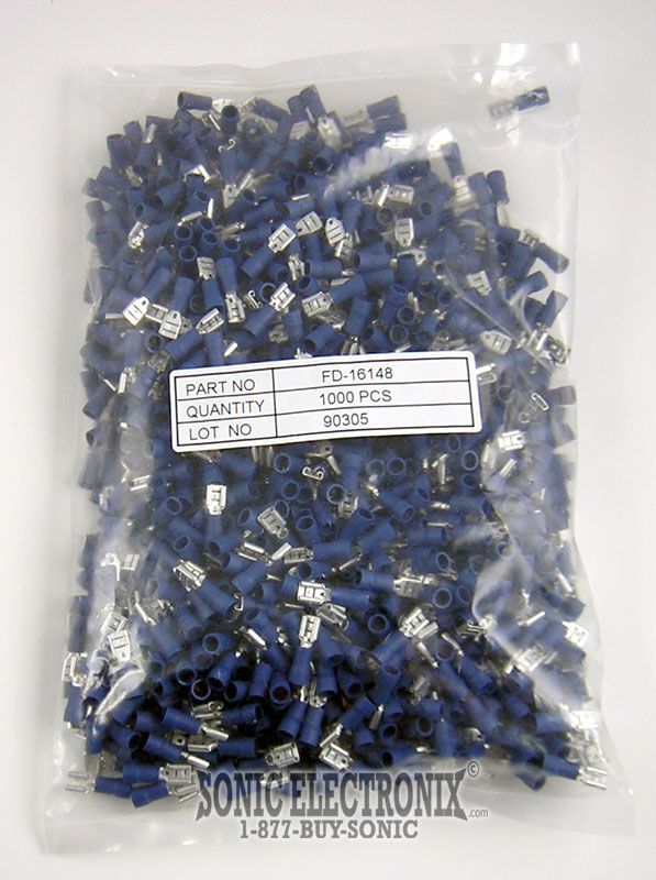 Universal Positive-End Female Speaker Disconnect 16-14g .187 -- 1000 PACK Image 2