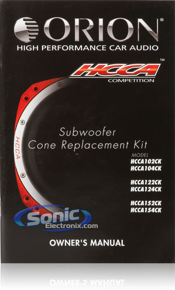 Orion HCCA154CK Recone Kit Image 6