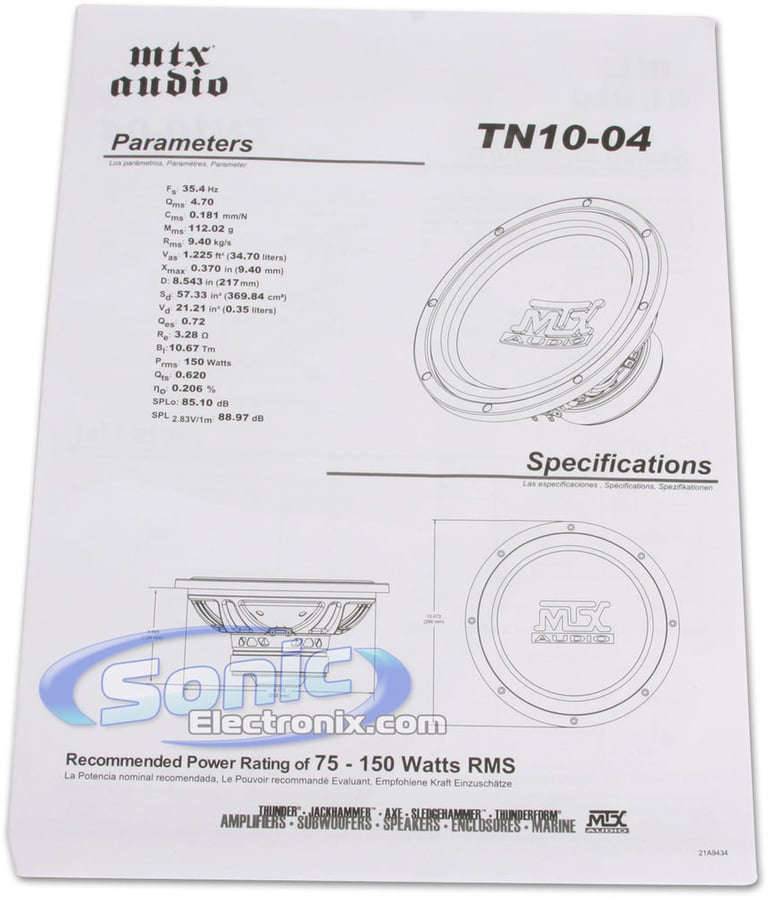 300W MTX Audio + Kenwood Bass Bundle Image 11