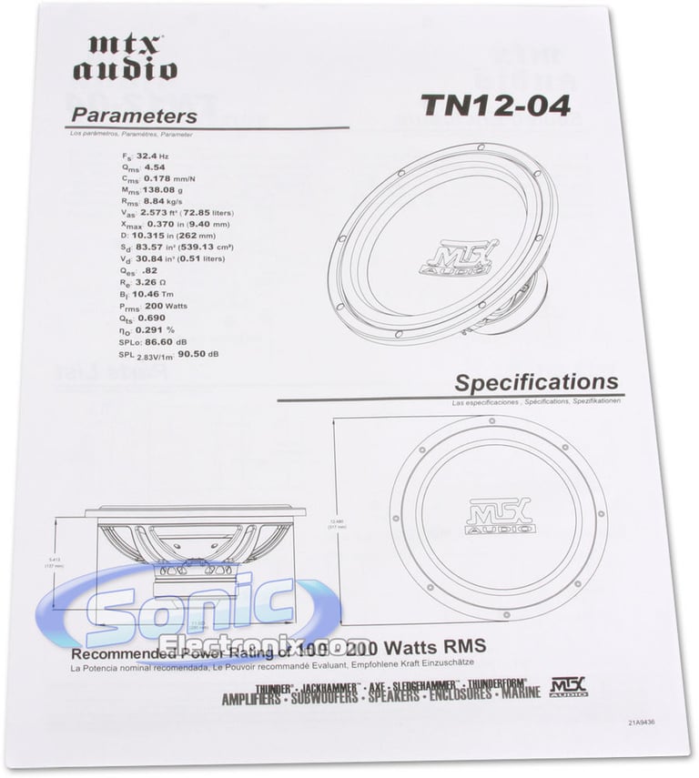400W MTX Audio + Kenwood Bass Bundle Image 11