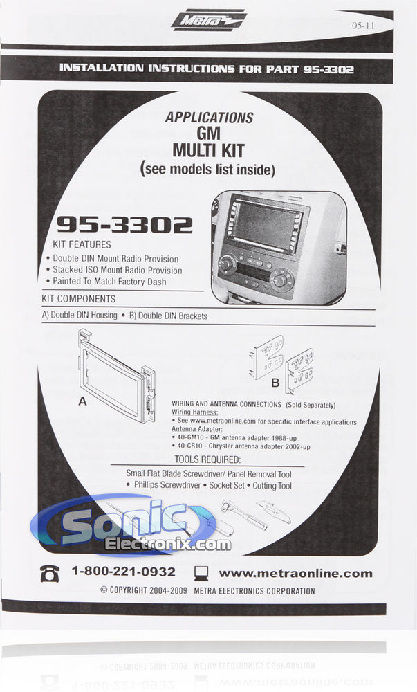 Metra 95-3302S Dash Kit Image 2