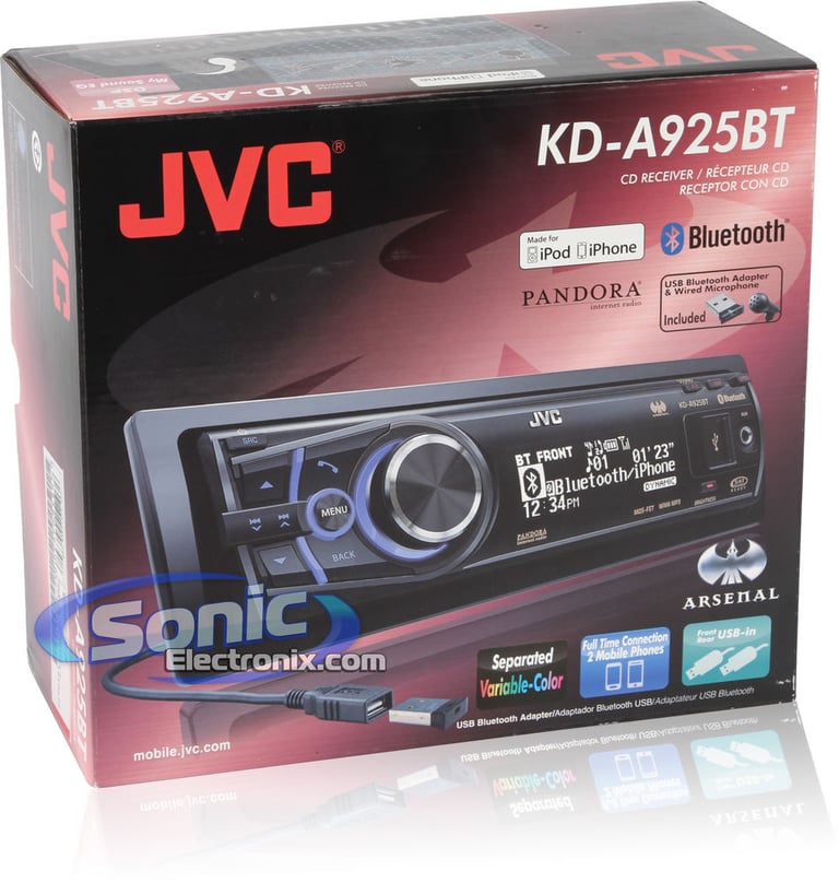 JVC Arsenal KD-A925BT Image 12