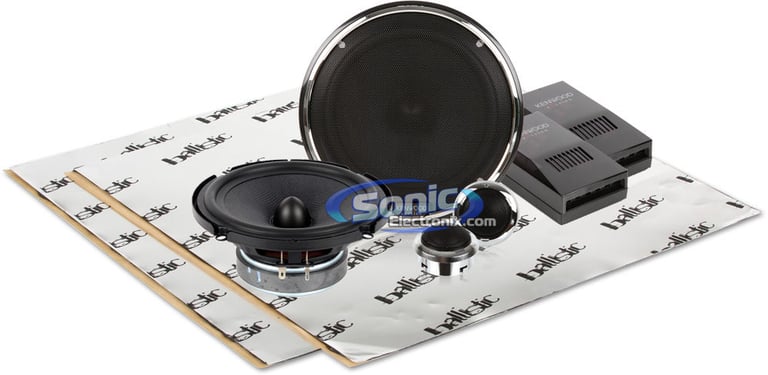 Kenwood eXcelon KFC-X1730P w/ Sound Dampening Image 1