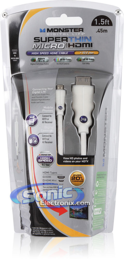 Monster Cable DL HD HSST-1.5 D-A Image 2