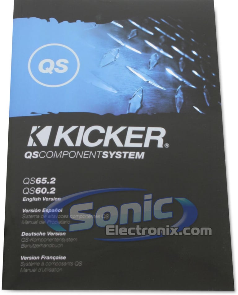 Kicker QS65.2 Component Speakers + RE Audio XTX800.4 Amplifier Image 19