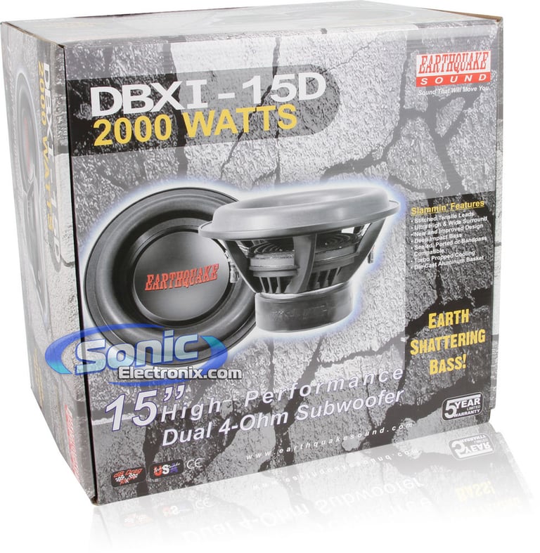 Earthquake Sound DBXI-15D Like New, Demo Product Image 7