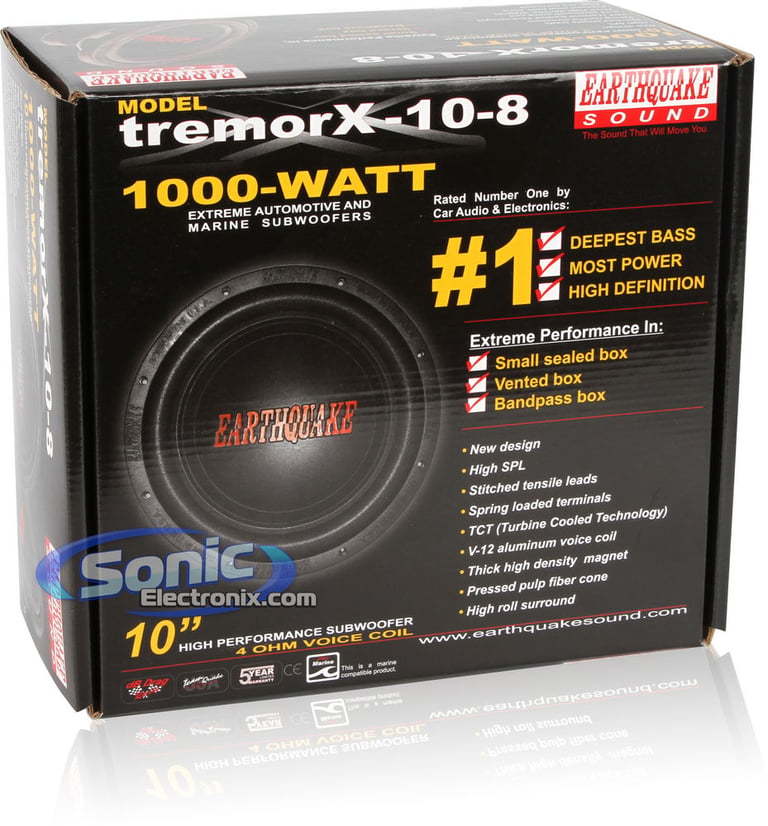 Earthquake Sound TREMOR-X108 Image 6