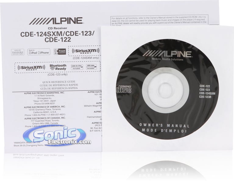 Alpine CDE-123 Image 10