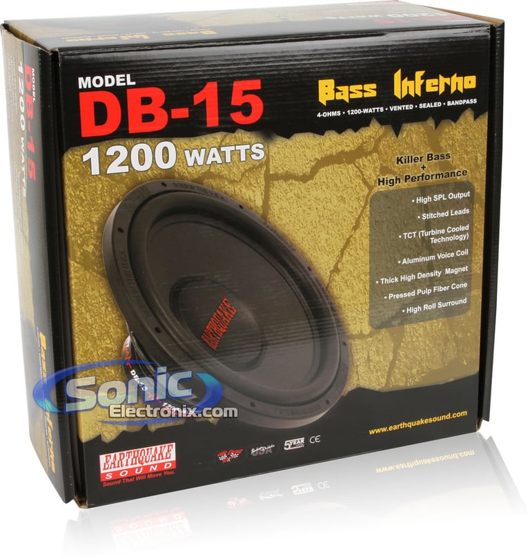 Earthquake Sound DB15 OPEN BOX COMPLETE Image 6