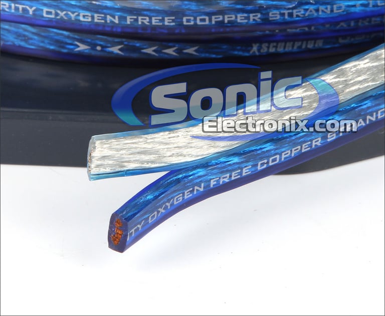 Xscorpion 10 Gauge Flat Speaker Wire FS10.100PB Image 2