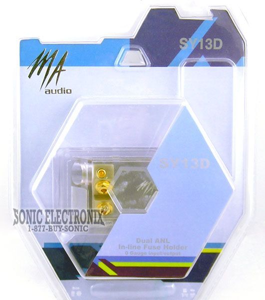 MA Audio SY13D Dual ANL Fuse Holder ( BLISTER PLASTIC PACKAGE ) Image 2