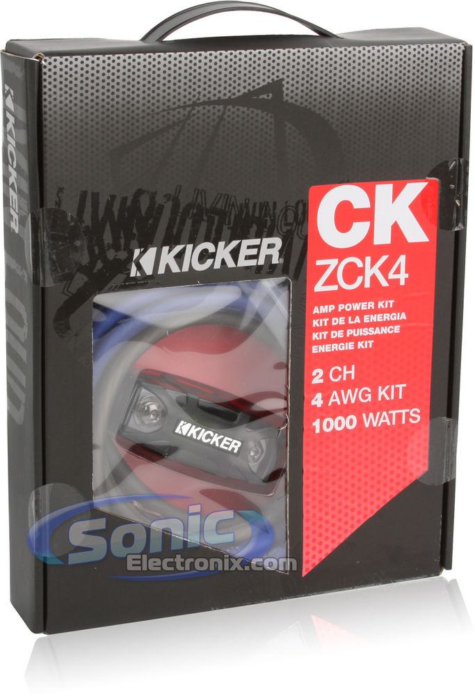 Kicker 10ZX450.2 + Amplifier Kit Bundle Image 17