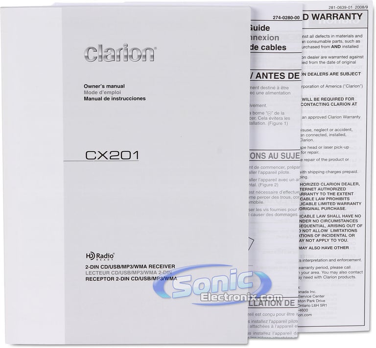 Clarion CX201 + IPUSBK2 iPod Cable Image 6