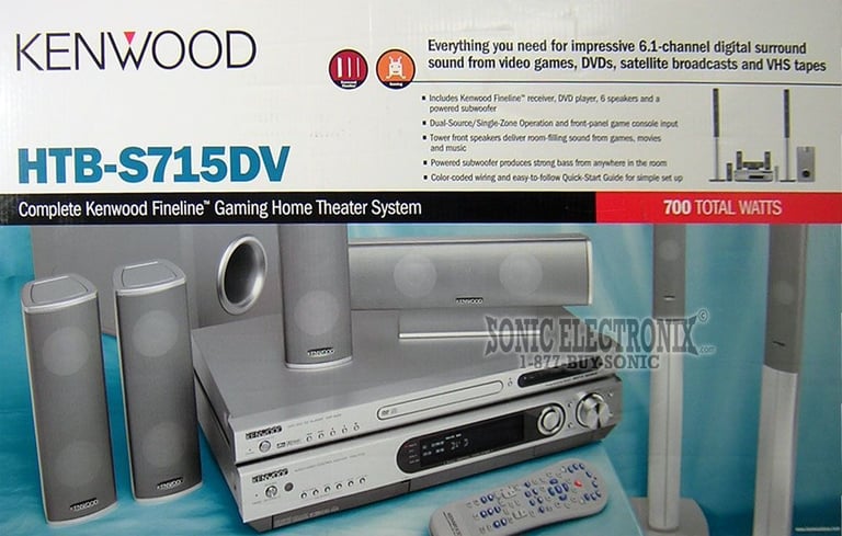 Kenwood HTB-S715DV Home Theater System Image 1