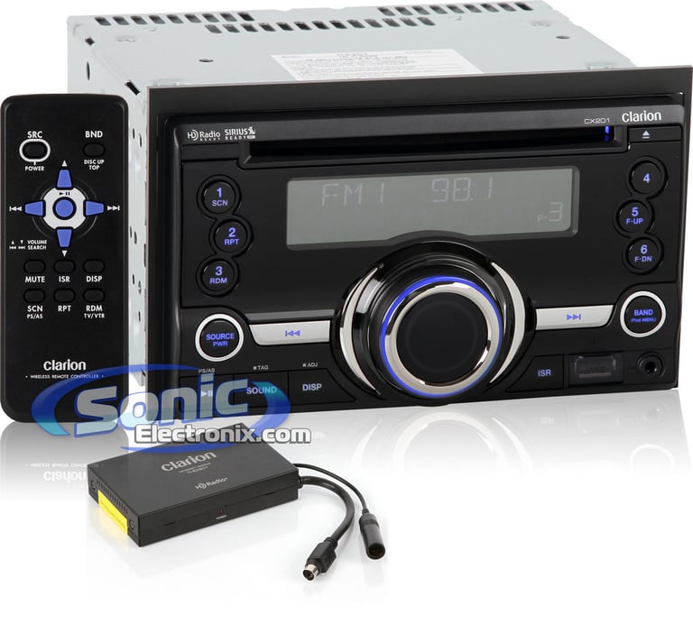 Clarion CX201 + THD301 HD Radio Combo Image 1
