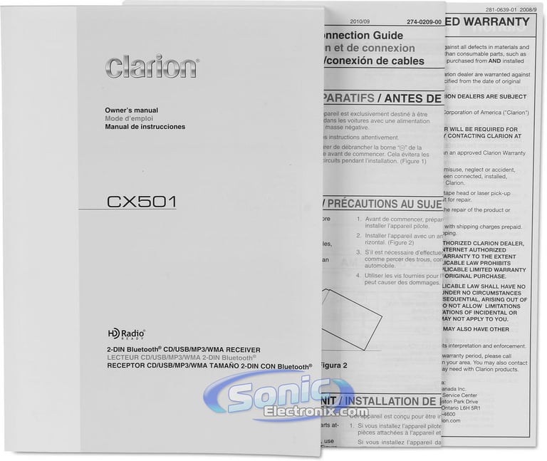 Clarion CX501 + IPUSBK2 iPod Cable Image 6