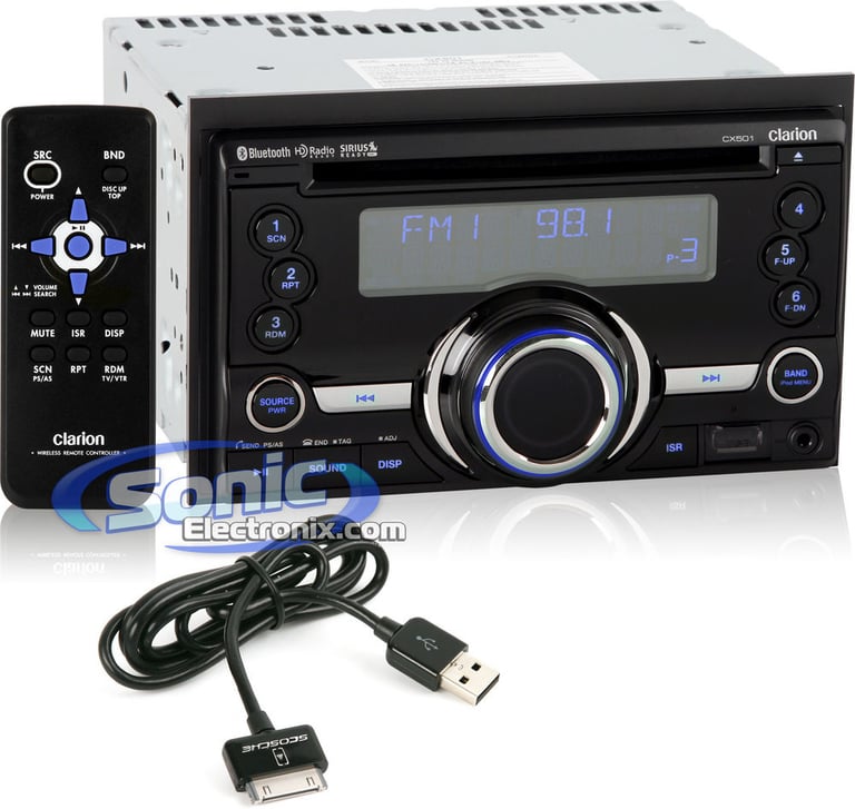 Clarion CX501 + IPUSBK2 iPod Cable Image 1