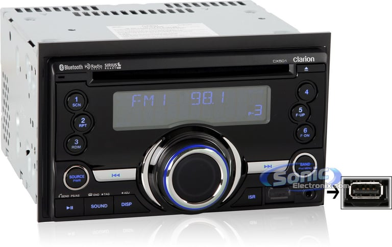 Clarion CX501 + THD301 HD Radio Package Image 2
