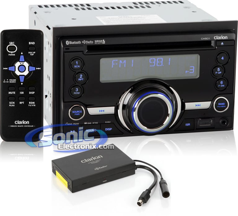 Clarion CX501 + THD301 HD Radio Package Image 1