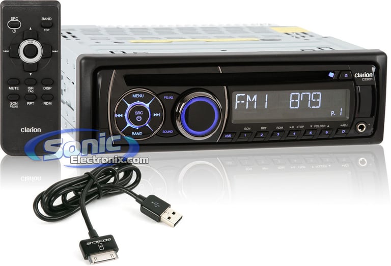 Clarion CZ201 + IPUSBK2 iPod Cable Image 1