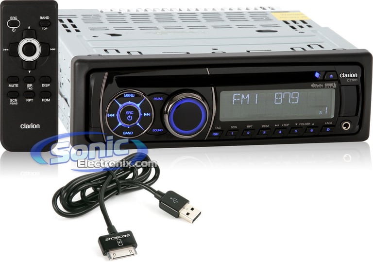 Clarion CZ301 + IPUSBK2 iPod Cable Image 1