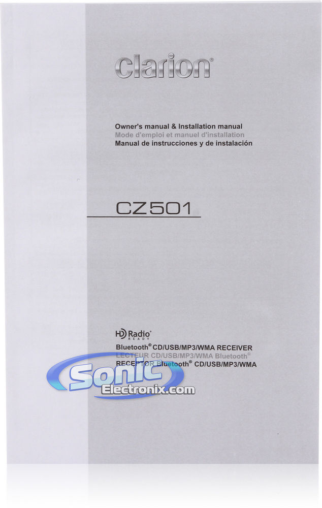 Clarion CZ501 + THD301 HD Radio Package Image 7