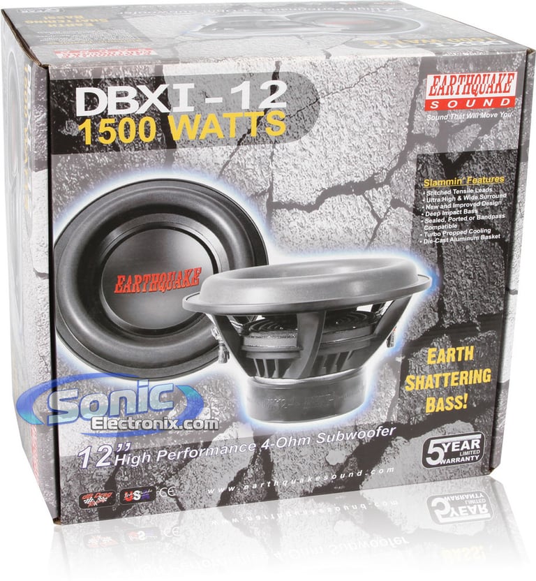 1500W Earthquake Sound Subwoofer + Kicker Bass Bundle Image 16