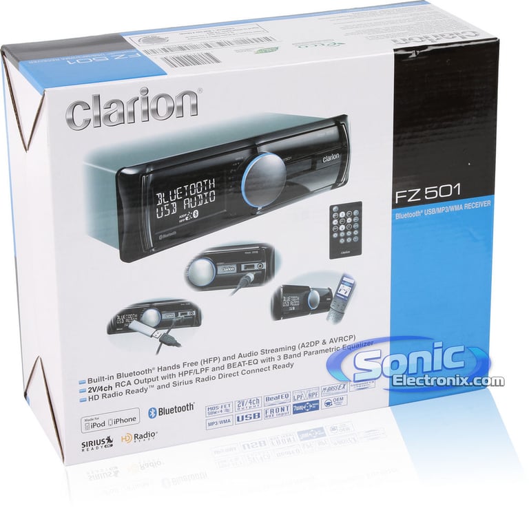 Clarion FZ501 + THD301 HD Radio Package Image 7