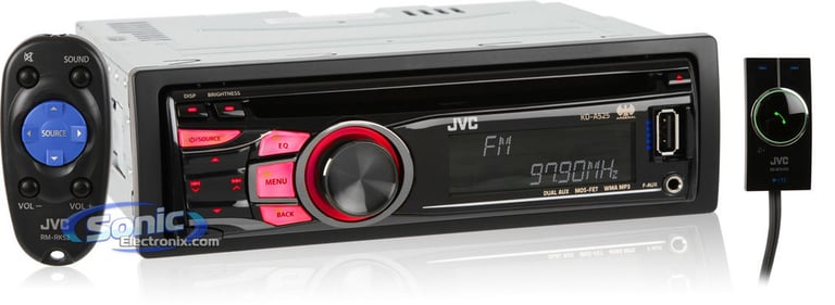 JVC KD-A525 + KS-BTA100 Bluetooth Adapter Image 1