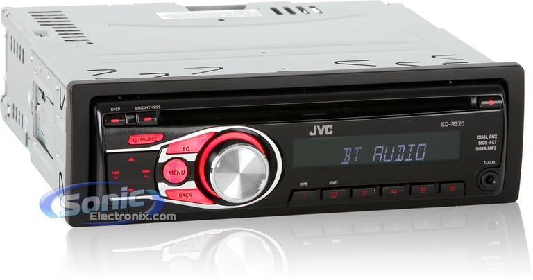 JVC KD-R320 + KS-BTA100 Bluetooth Adapter Image 2
