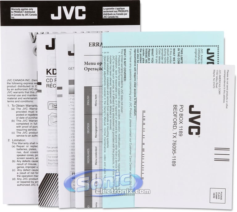 JVC KD-R320 + KS-BTA100 Bluetooth Adapter Image 7