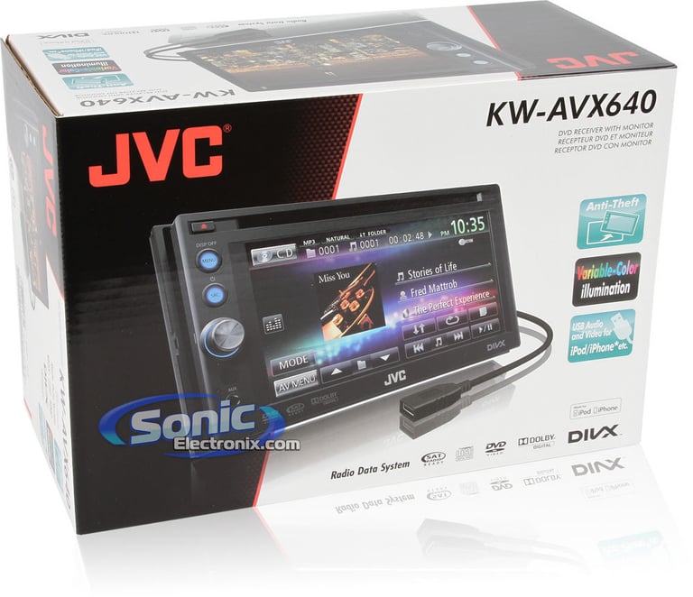 JVC KW-AVX640 + KS-BTA100 Bluetooth Adapter Image 9